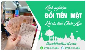 đổi tiền khi du lịch thái