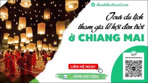 lễ hội yi peng và loy krathong o chiang mai