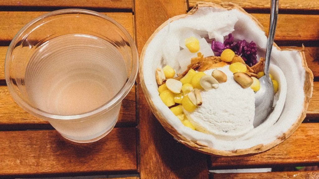 kem xôi dừa thái lan