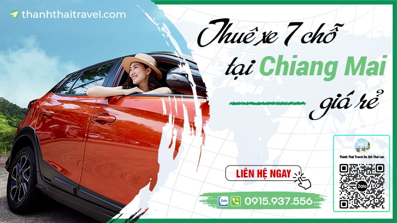 thuê xe 7 chỗ tại chiang mai