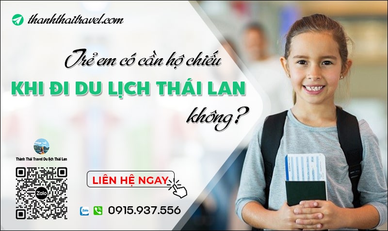 trẻ em cần có hộ chiếu
