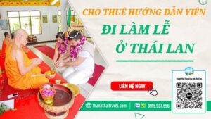 hướng dẫn viên đi làm lễ ở thái lan