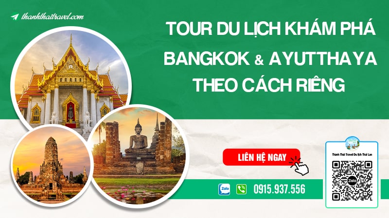 khám phá bangkok và ayutthaya