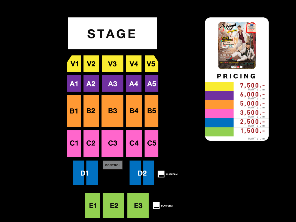 mua vé concert thái lan