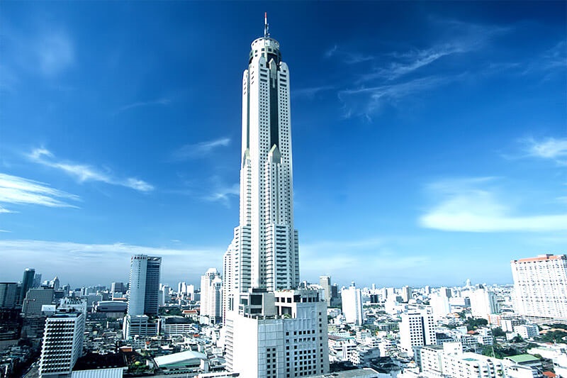 Tòa nhà Baiyoke sky 86 nổi bật giữa trung tâm Bangkok