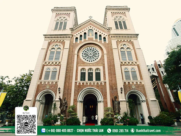 Nhà thờ Assumption là công trình tôn giáo nổi tiếng của Thái Lan