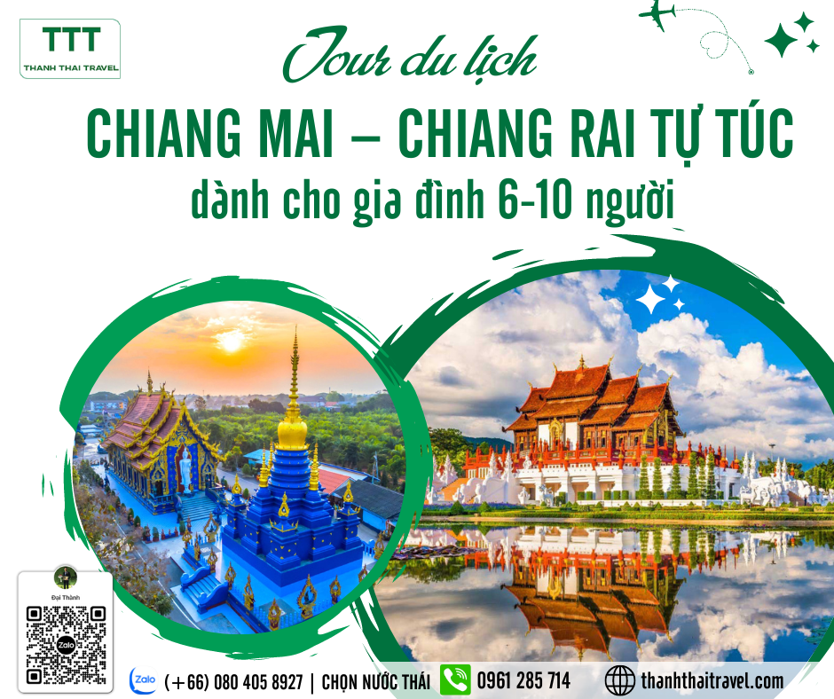 Du lịch Chiang Mai - Chiang Rai tự túc cùng Thành Thái Travel