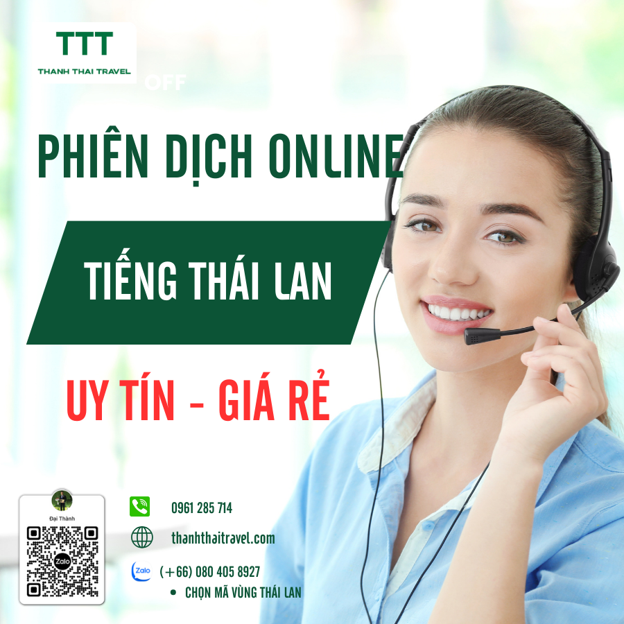 Thành Thái Travel là đơn vị cho thuê phiên dịch tiếng Thái Lan uy tín